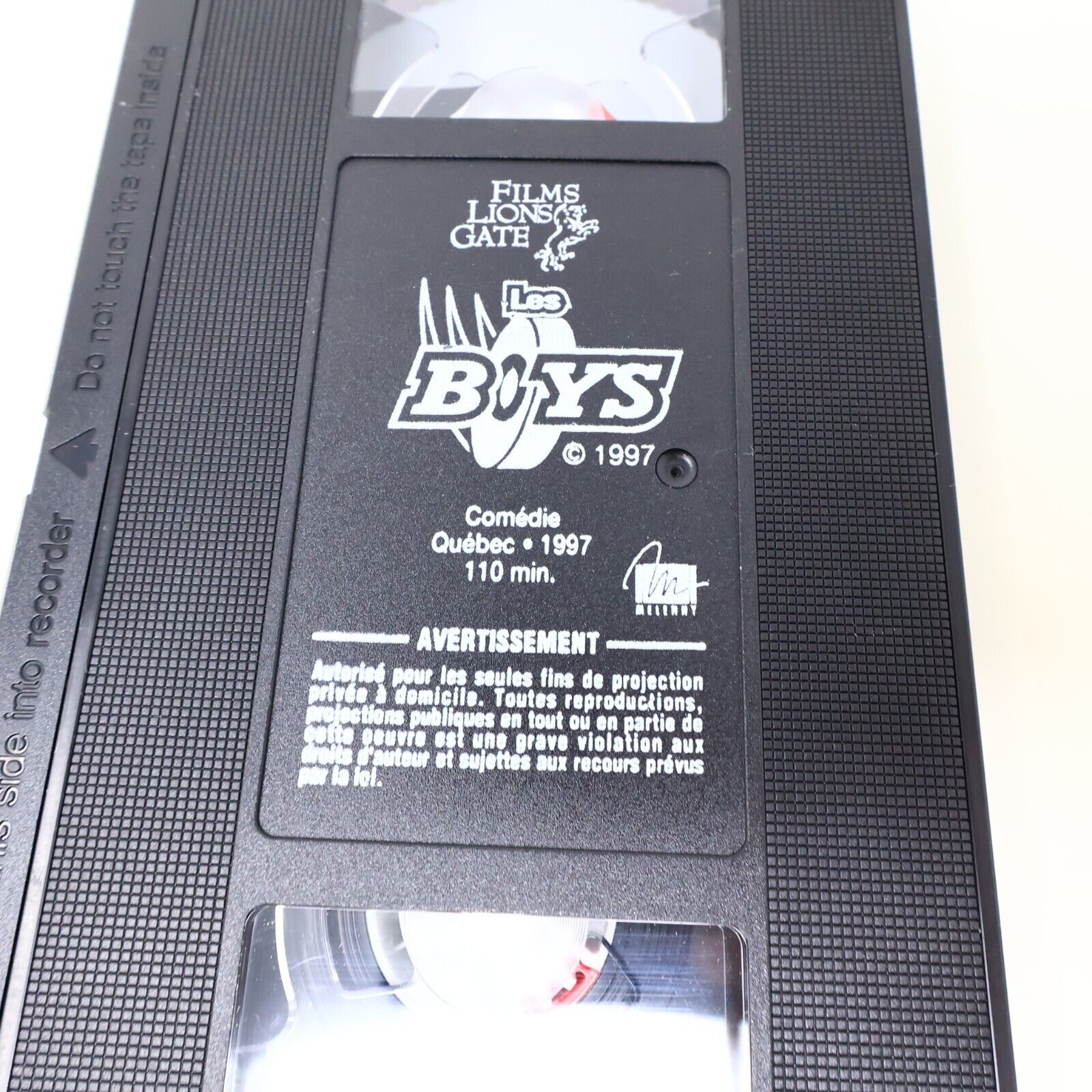 Les Boys 1 & 2 Lot VHS NTSC Testés Français Québec Comédie Hockey Rémy Girard