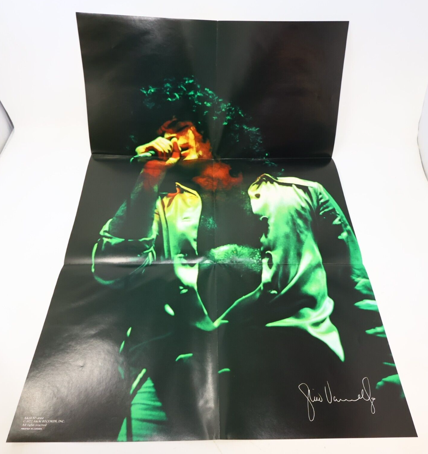 Gino Vannelli A Pauper In Paradise LP Record + Poster A&M SP-4664 Canada 1977