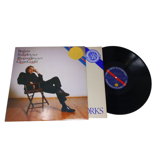 Glenn Gould Brahms Ballades Op.10, Rhapsodies Op.79 LP Record CBS Masterworks