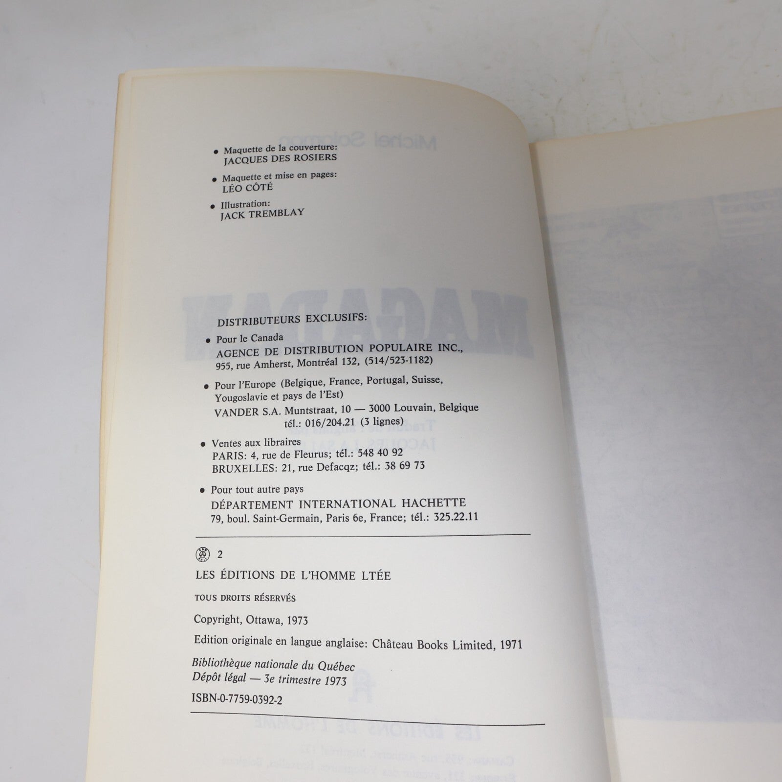 1973 Magadan l'Enfer de la Sibérie Michel Solomon De L'homme Biographie Histoire