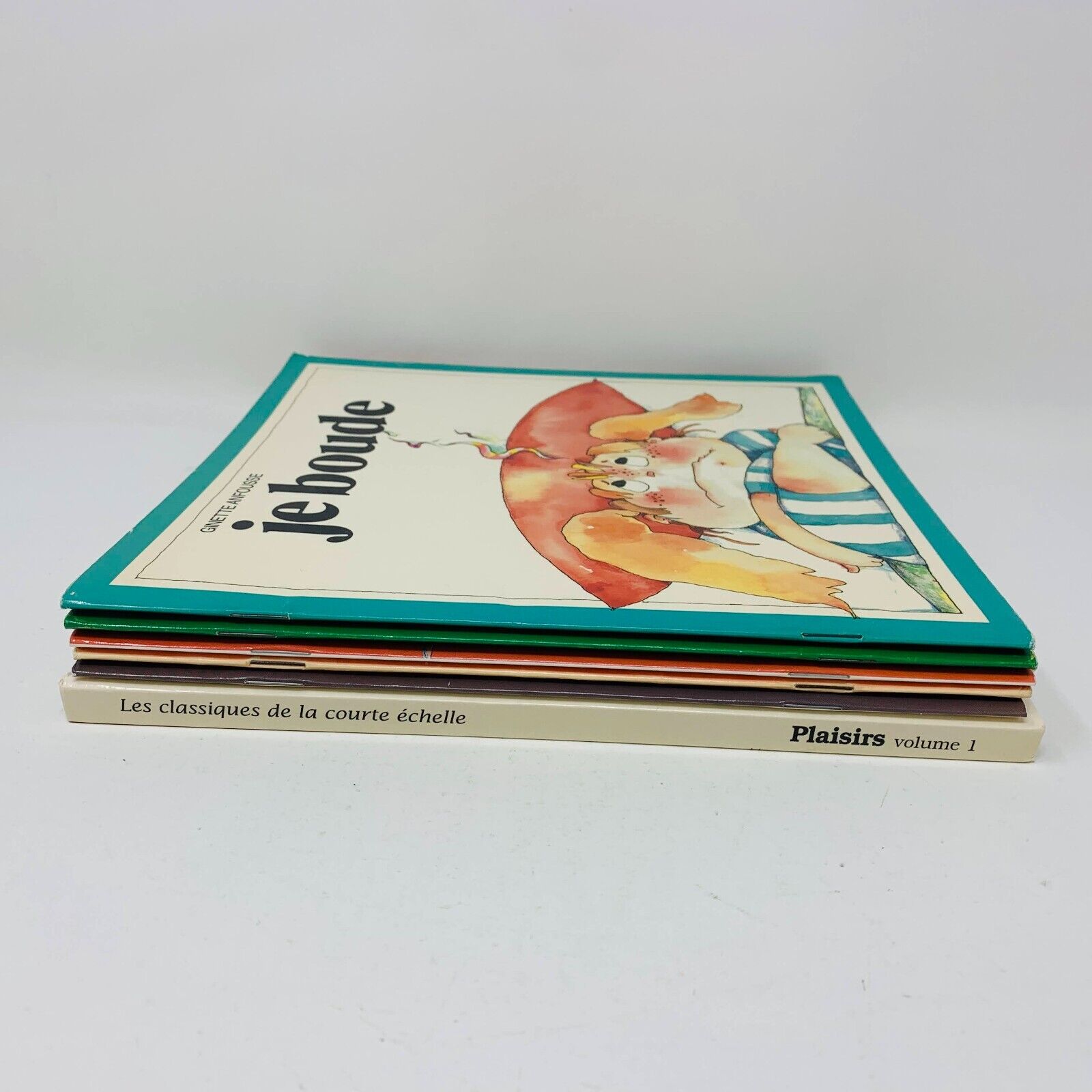 6x La Courte Échelle Lot de Livres Vintage pour Jeunes Enfants Français 70-90s