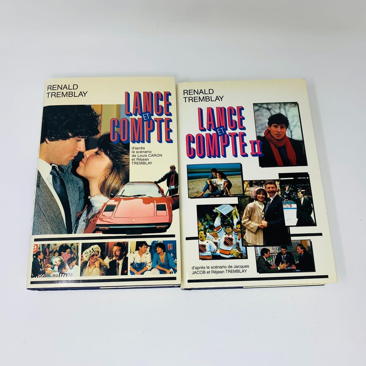 Lance et Compte 1-2 Renald/Réjean Tremblay Lot de 2 Livres Hockey Pierre Lambert