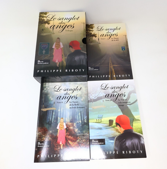 2008 Trilogie le Sanglot des Anges Philippe Riboty Coffret Barels Roman Policier