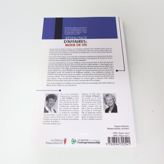 2004 Réseautage d'Affaires Mode de Vie Lise Cardinal Roxanne Duhamel Gestion PB