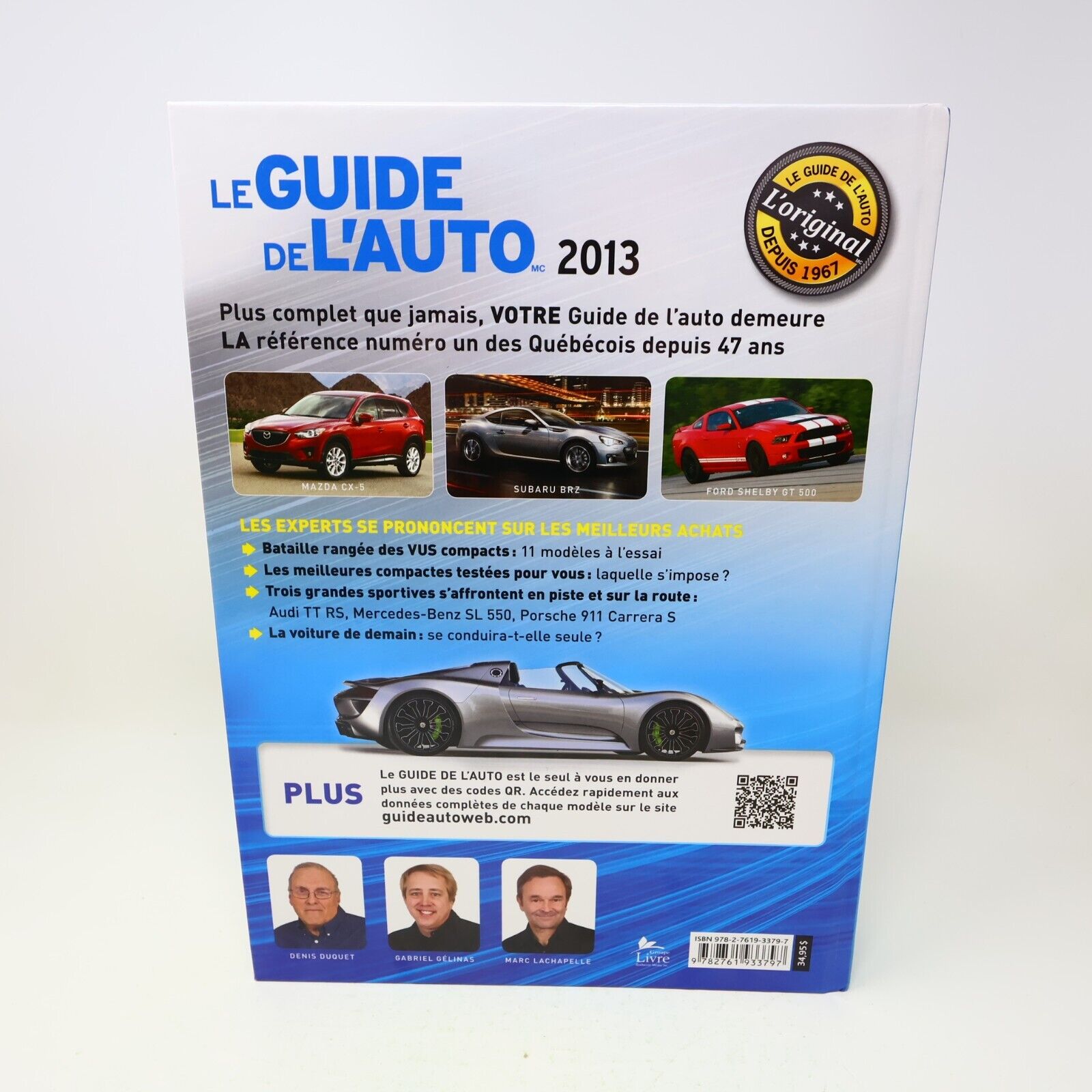 Le Guide de l'Auto 2013 Denis Duquet Marc Lachapelle Gabriel Gélinas Chars Autos