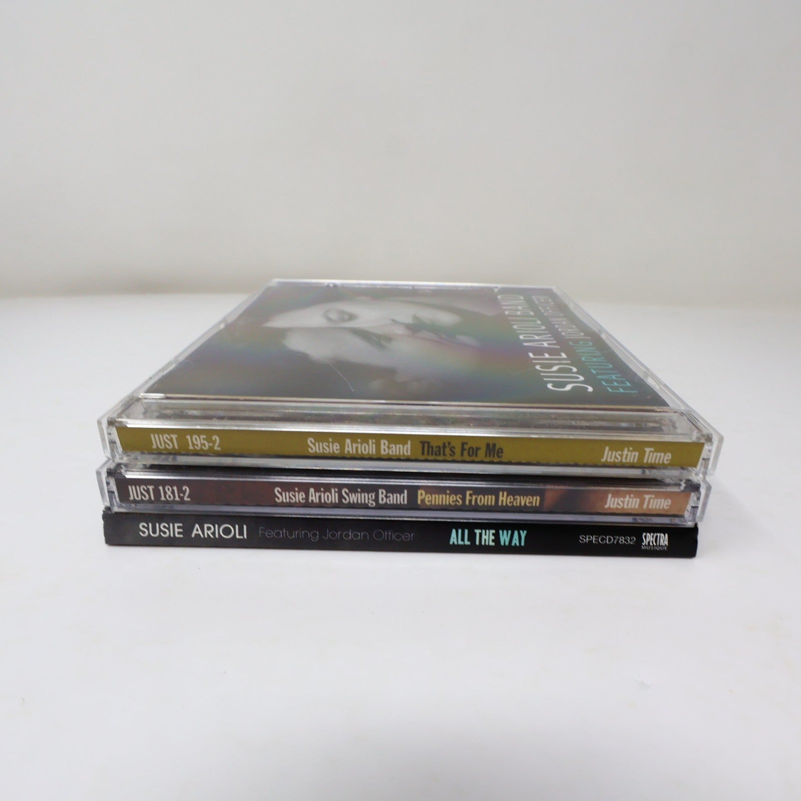 Susie Arioli Band/Jordan Officer 3 CD Lot That's For Me/All The Way/Pennies From