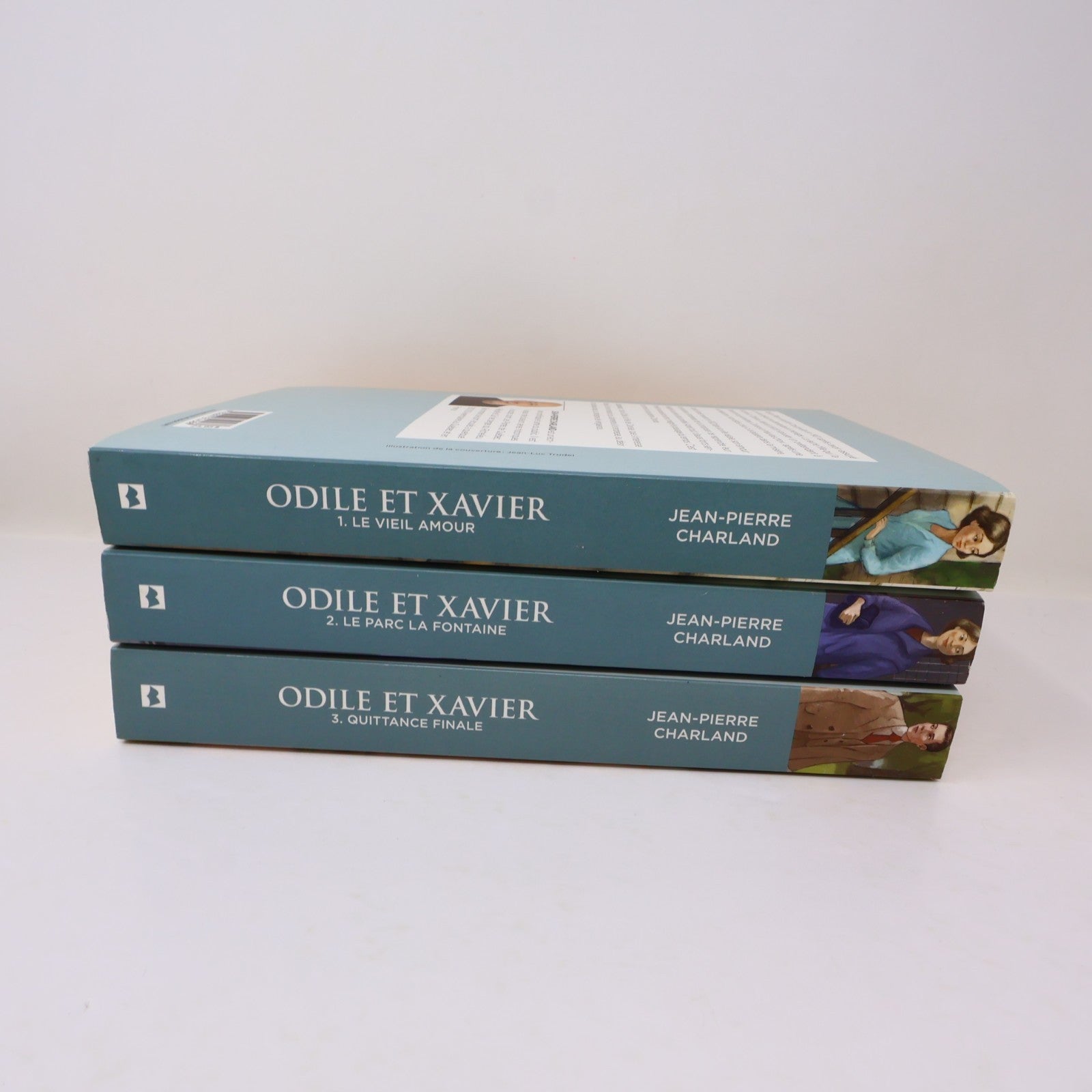 Odile et Xavier #1-3 Série Complète Lot 3 Livres Jean-Pierre Charland Français