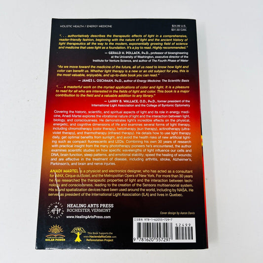 Light Therapies A Complete Guide to the Healing Power of Light by Anadi Martel