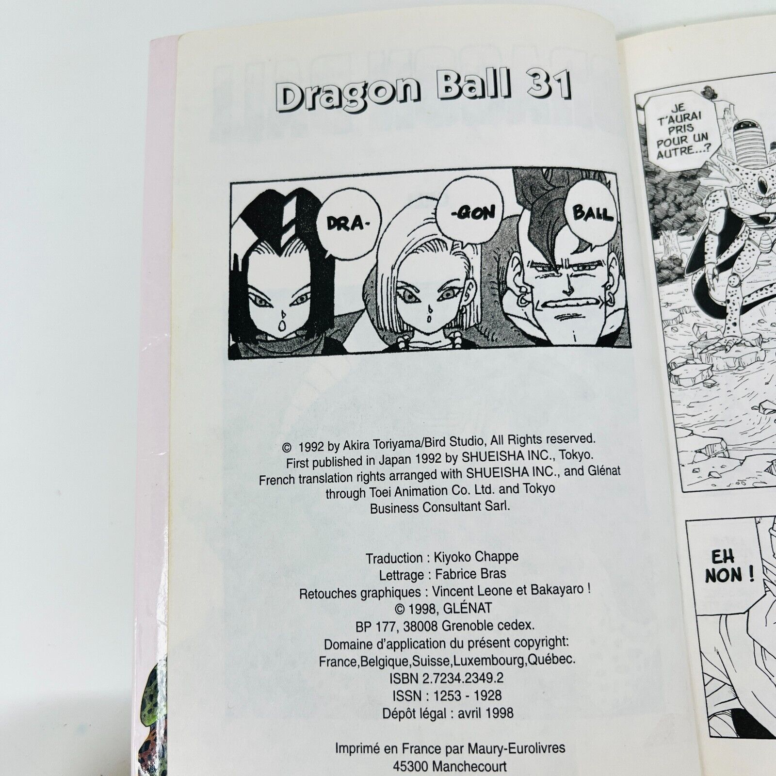 7x Dragon Ball Glénat #30-36 Lot Mangas Akira Toriyama Réunification 1998-99 PB