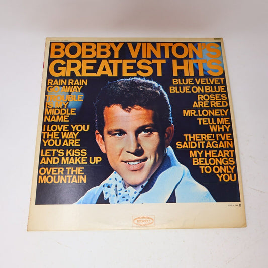 Bobby Vinton's Greatest Hits LP Record Vinyl 1964 Mono Epic LN 24098 Canada 60s
