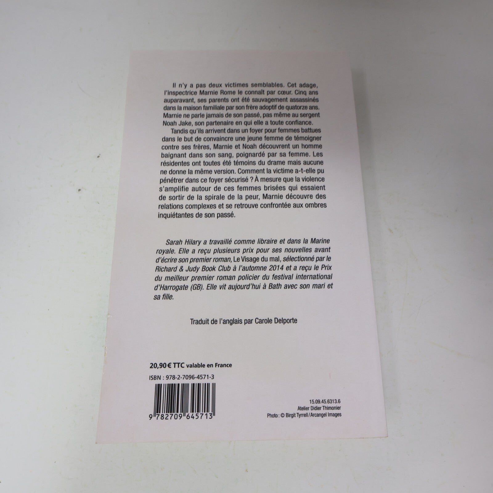 2015 Le Visage du Mal Sarah Hilary Roman Policier Crime 1ère Édition Jc Lattes