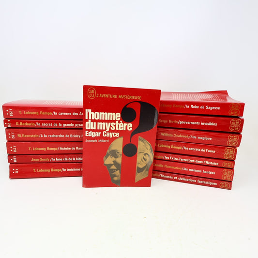 L'Aventure Mystérieuse Lot 14 Livres Ésotérisme Spiritualité Mystère J'ai Lu 70s