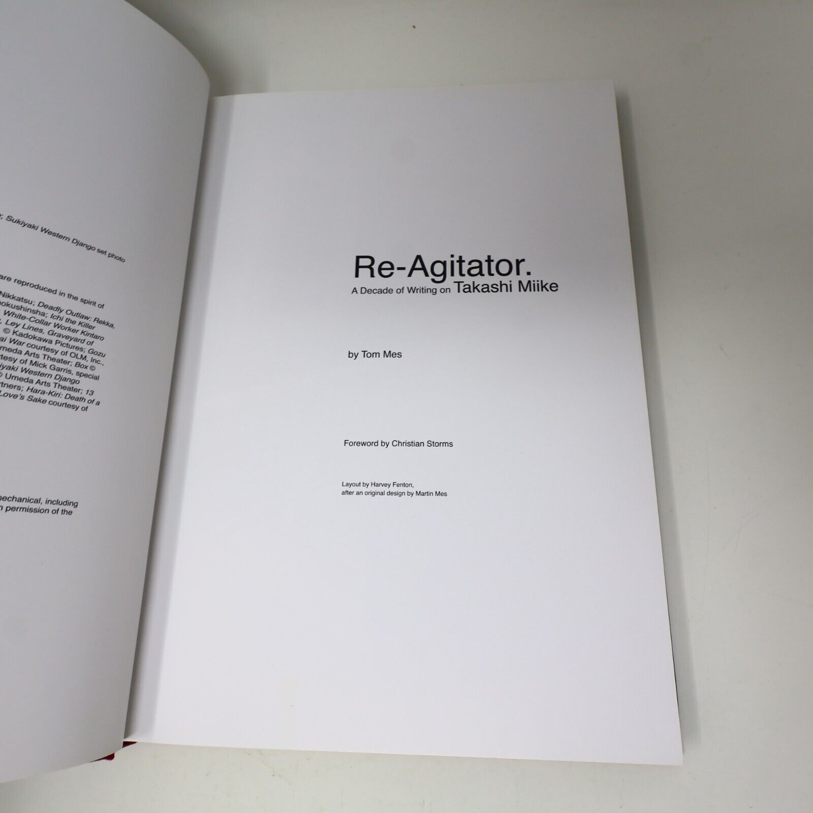 Lot 2 Books Agitator & Re-Agitator Tom Mes Takashi Miike Cinema Movie Fab Press