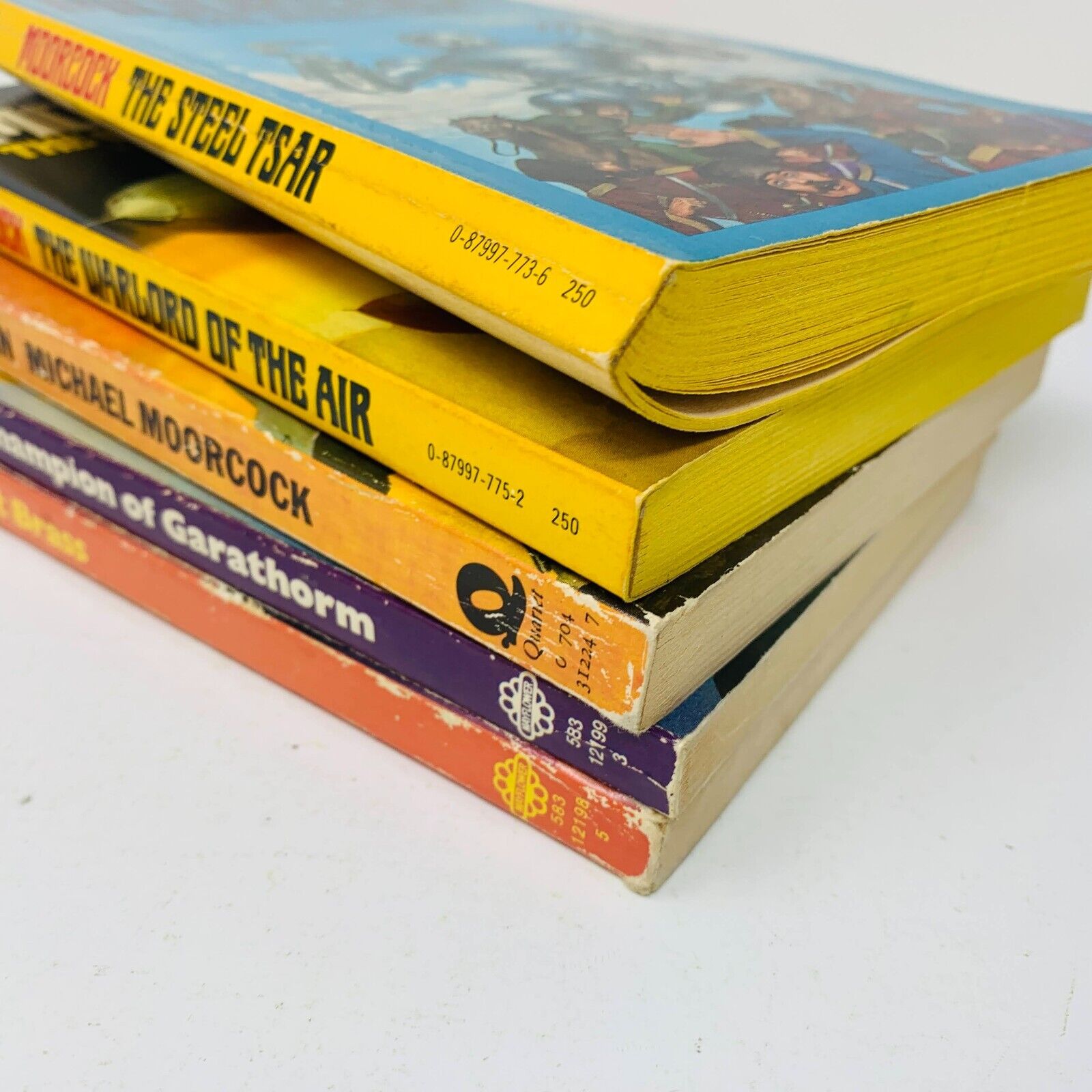 Michael Moorcock Lot 70-80s Steel Tsar Land Leviathan Warlord Air Count Brass