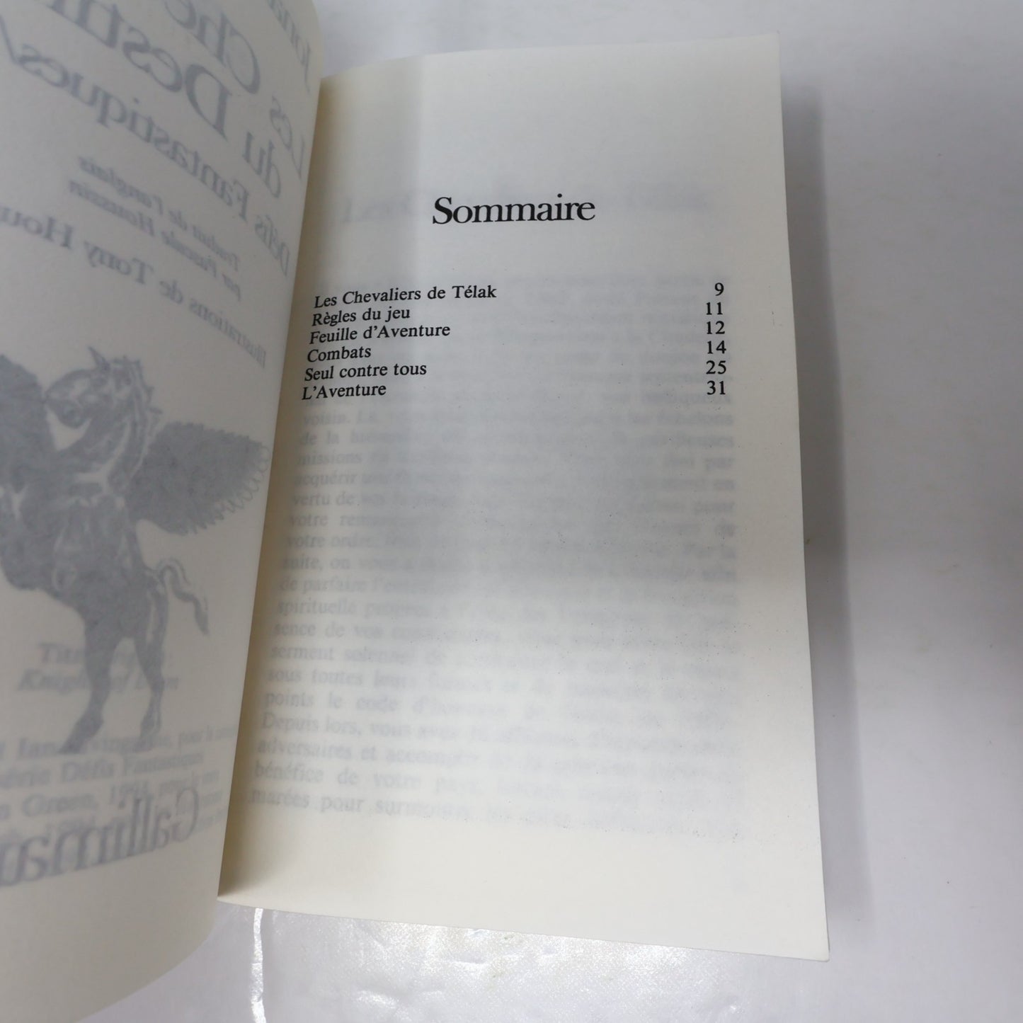 Les Chevaliers du Destin Jackson/ Livingstone Défis Fantastiques #55 LDVELH 1995