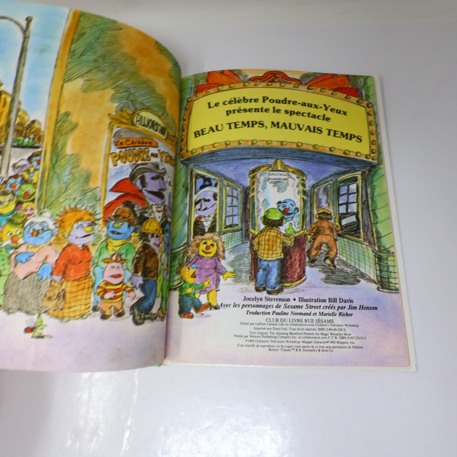 Rue Sesame Street Lot 10 Livres HC Français French Laffont Hardcover BCE Enfants