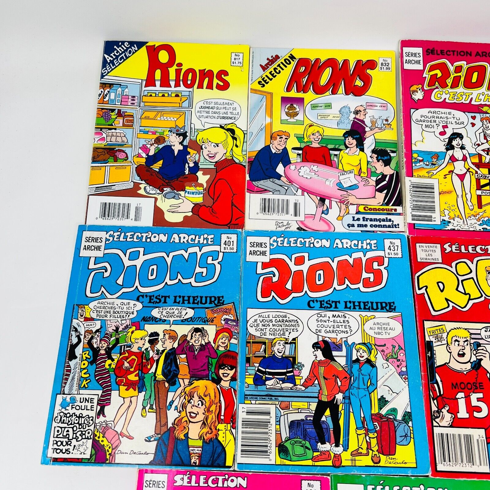 11x Archie Rions/Sélection/Betty et Veronica Français Héritage EH Comics BD Lot