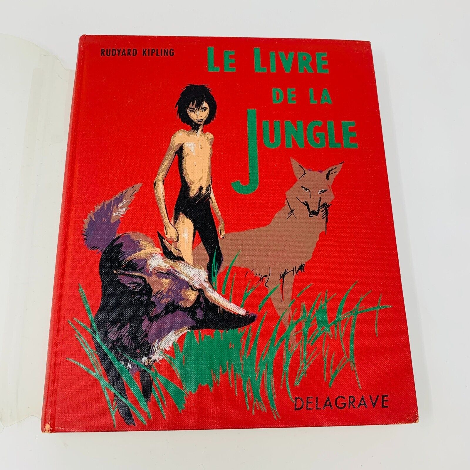 1965 Le Livre de la Jungle Delagrave Illustrés #1-2 Français Rudyard Kipling Lot