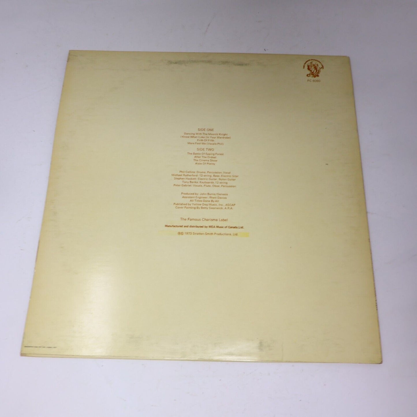 Genesis Selling England By The Pound LP Record Charisma FC 6060 Canada 1973