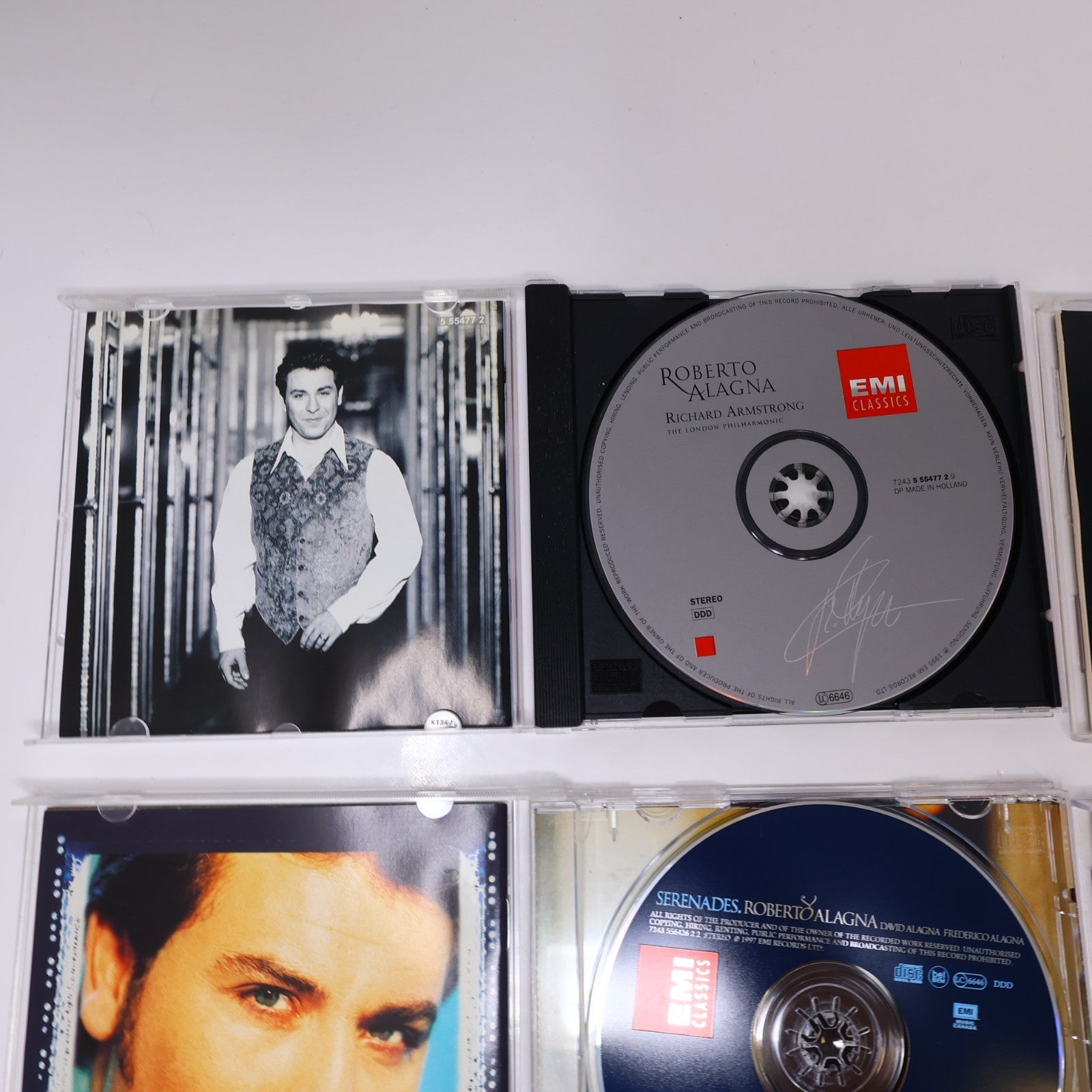 Roberto Alagna 6 CD Lot Serenades/Verdi Arias/Duets & Arias/Verdi Per Due