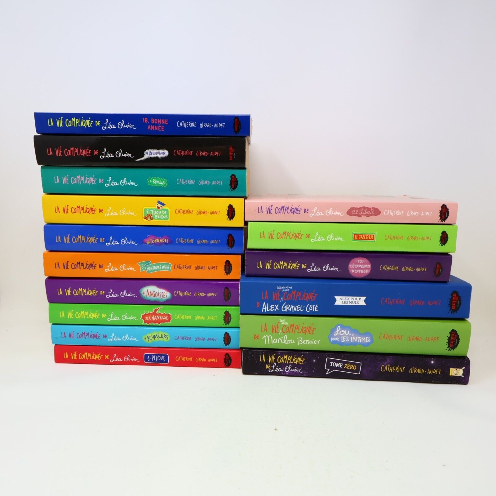 Lot 16 Livres La Vie Compliquée de Léa Olivier Catherine Girard-Audet Français