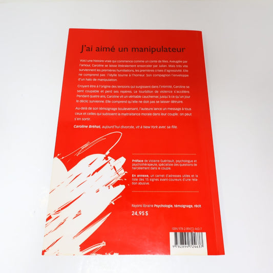 J'ai aimé un manipulateur Caroline Bréhat 2015 Psychologie Transcontinental