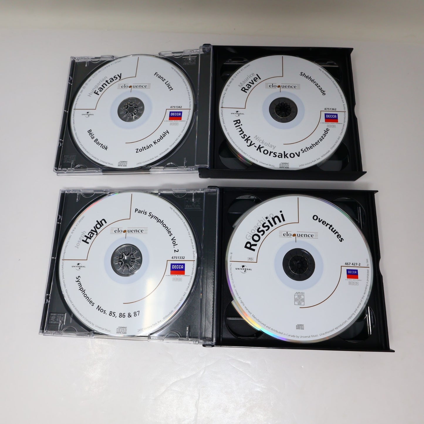 Charles Dutoit Lot 2 CD Dutoit-Montréal Chez Decca 20 Ans Déjà/Les Années Dutoit