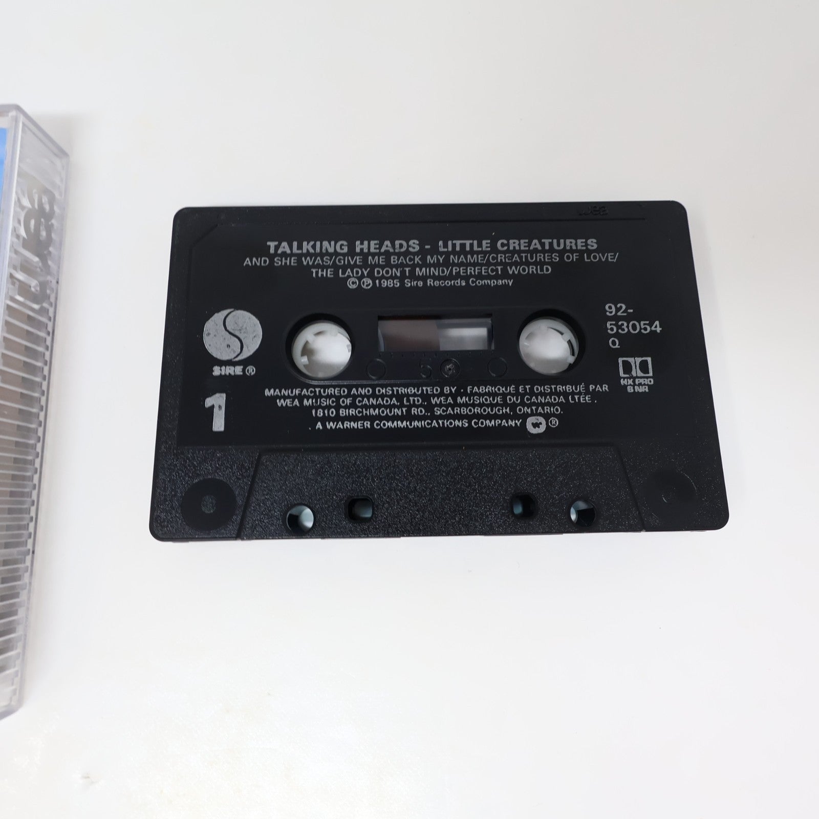 Talking Heads Little Creatures Cassette Road to Nowhere 1985 Sire 92 53054
