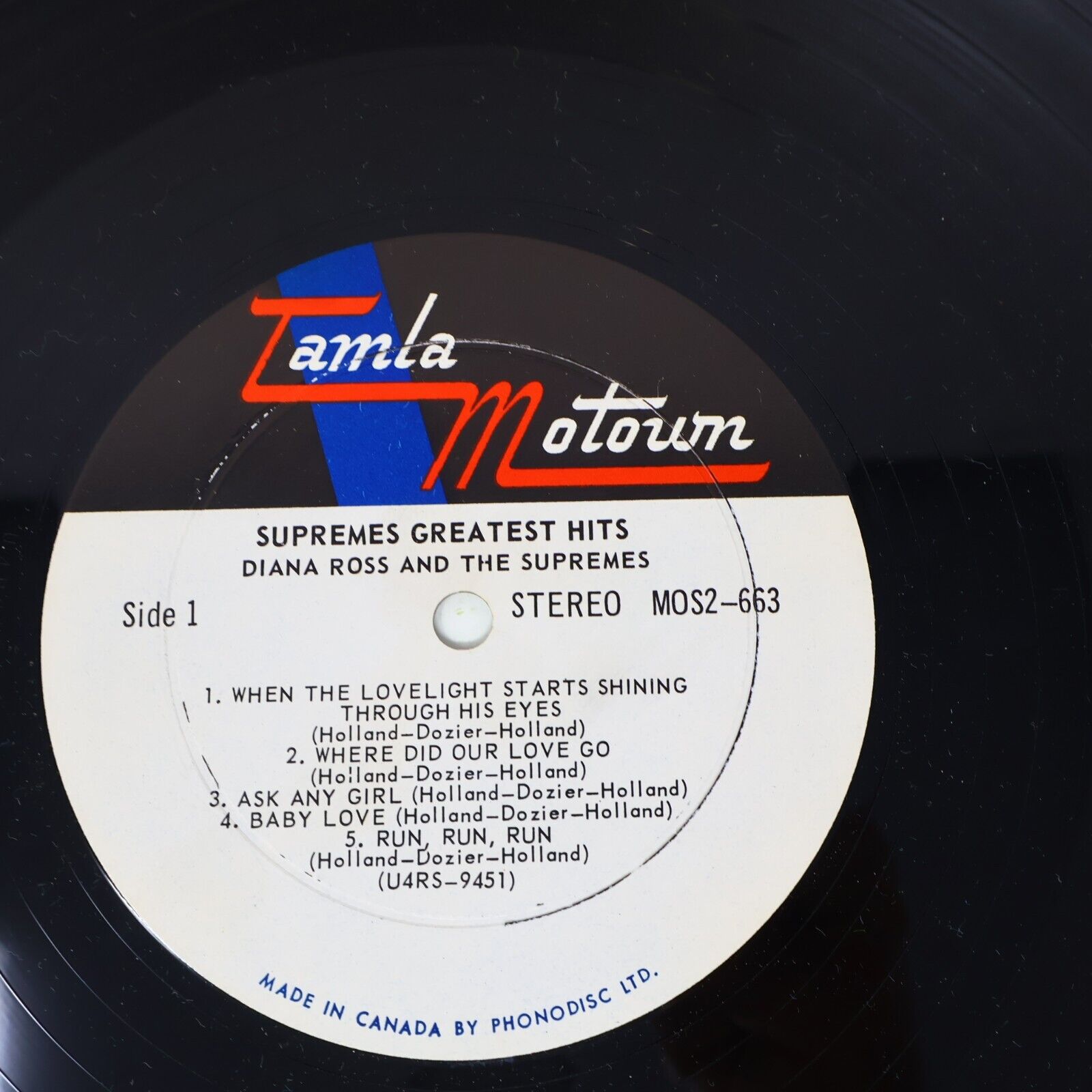 Diana Ross And The Supremes Greatest Hits 2x LP Record 1967 MOS2-663 Canada 60s