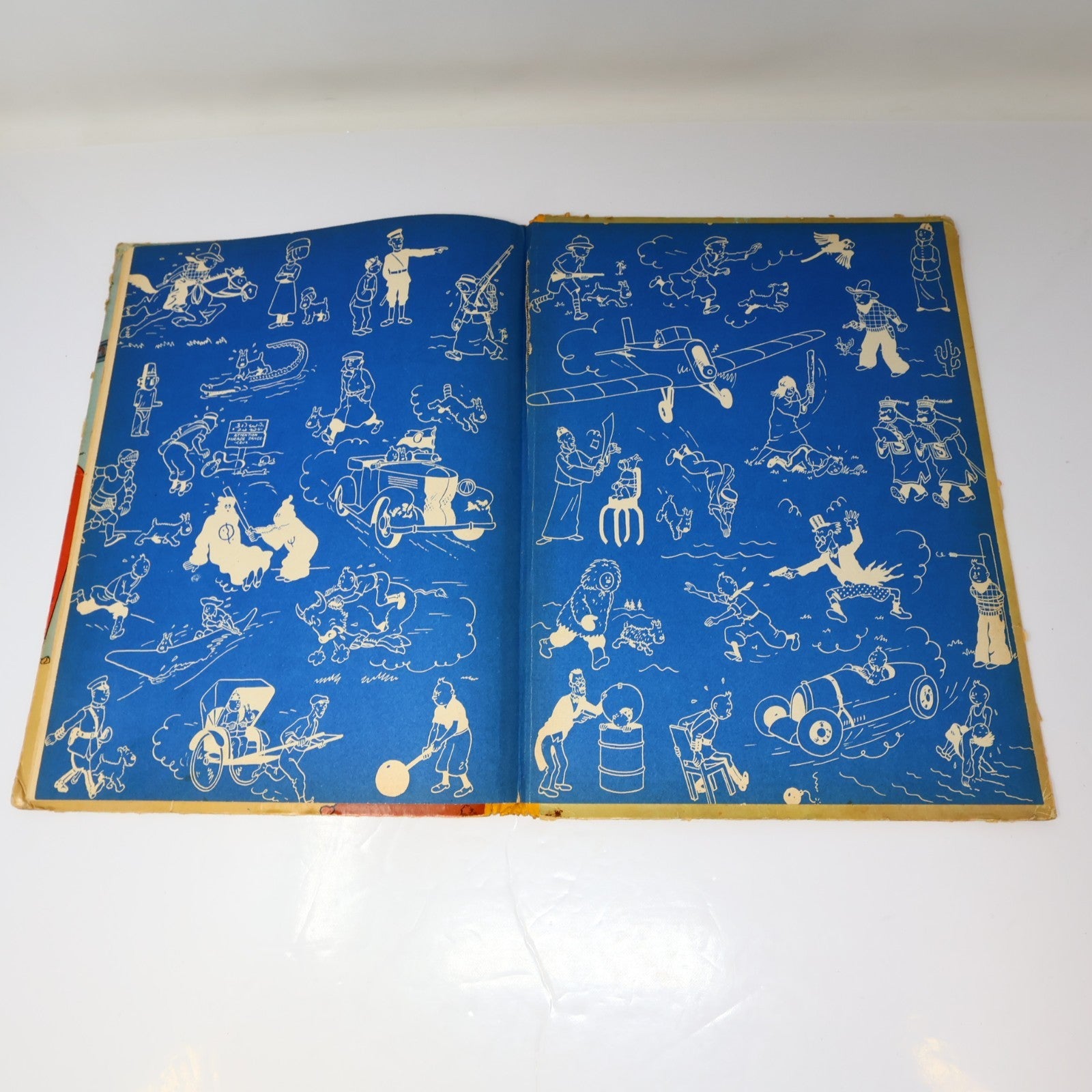 Tintin Les Cigares du Pharaon Hergé Casterman B14 1955 EO Couleur Français HC