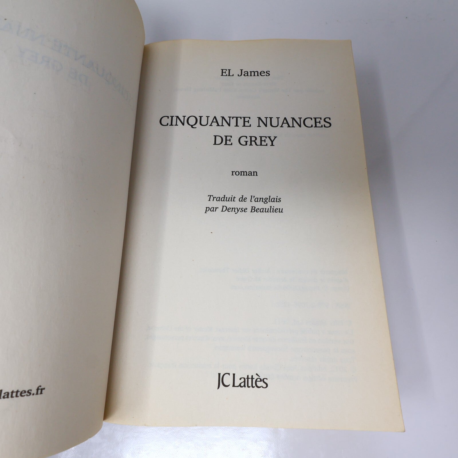 Cinquante Nuances de Grey/Plus Sombres/Plus Claires Lot 3 Livres E. L. James PB