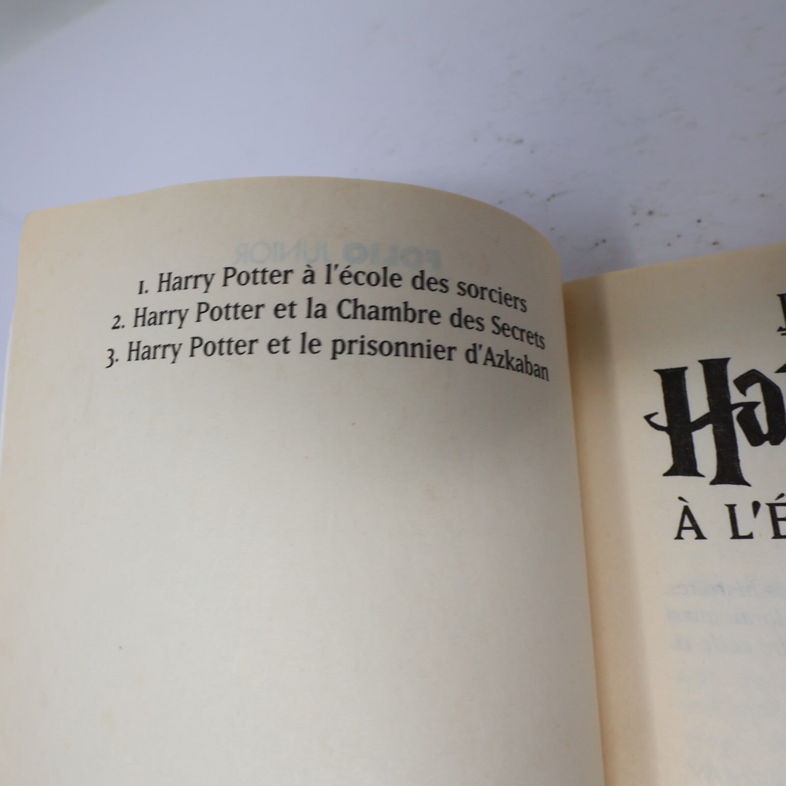 Harry Potter Coffret #1-3 École des Sorciers/Chambre des Secrets/Azkaban Rowling