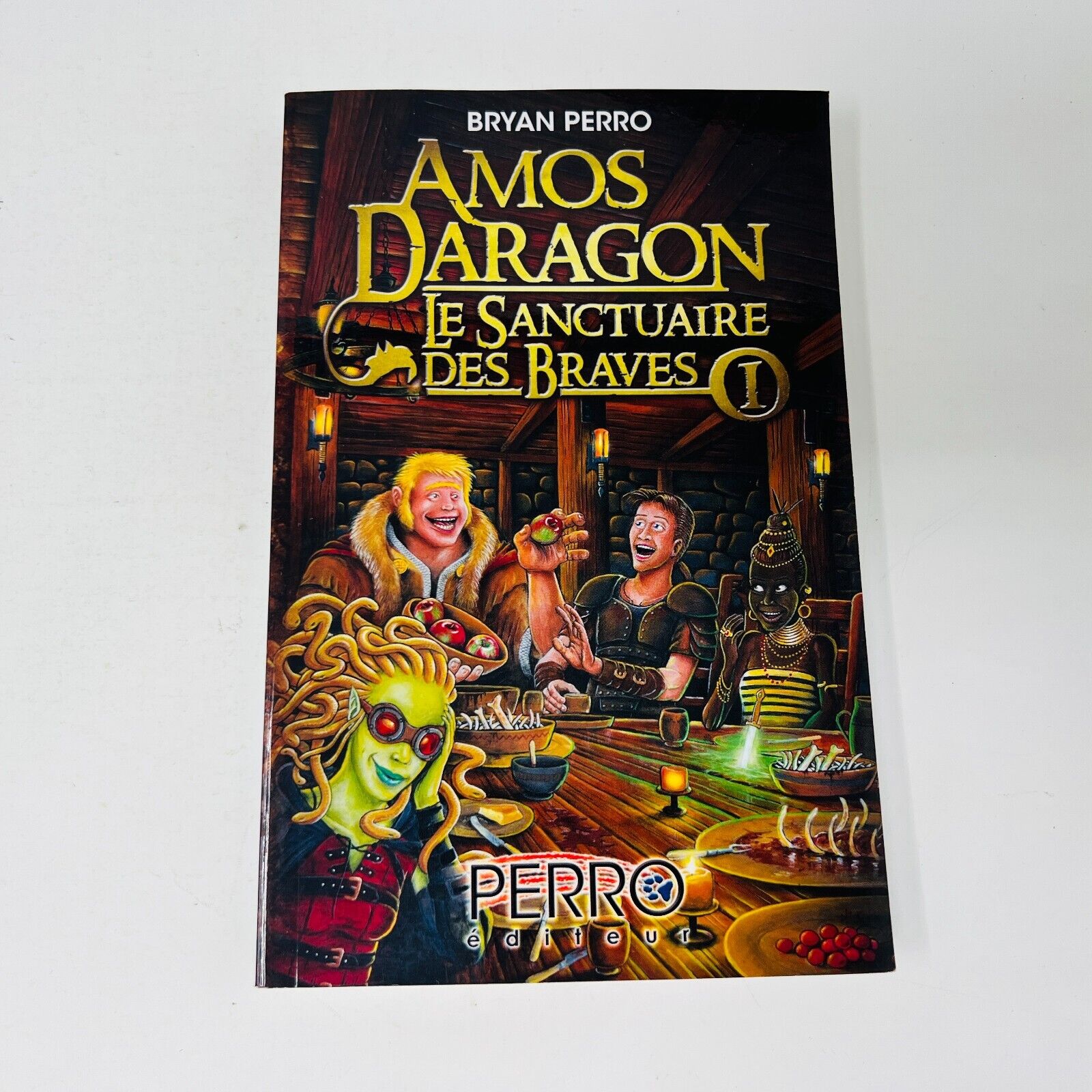 Amos Daragon Le Sanctuaire des Braves #1-3 Série Complète Bryan Perro Lot Livres