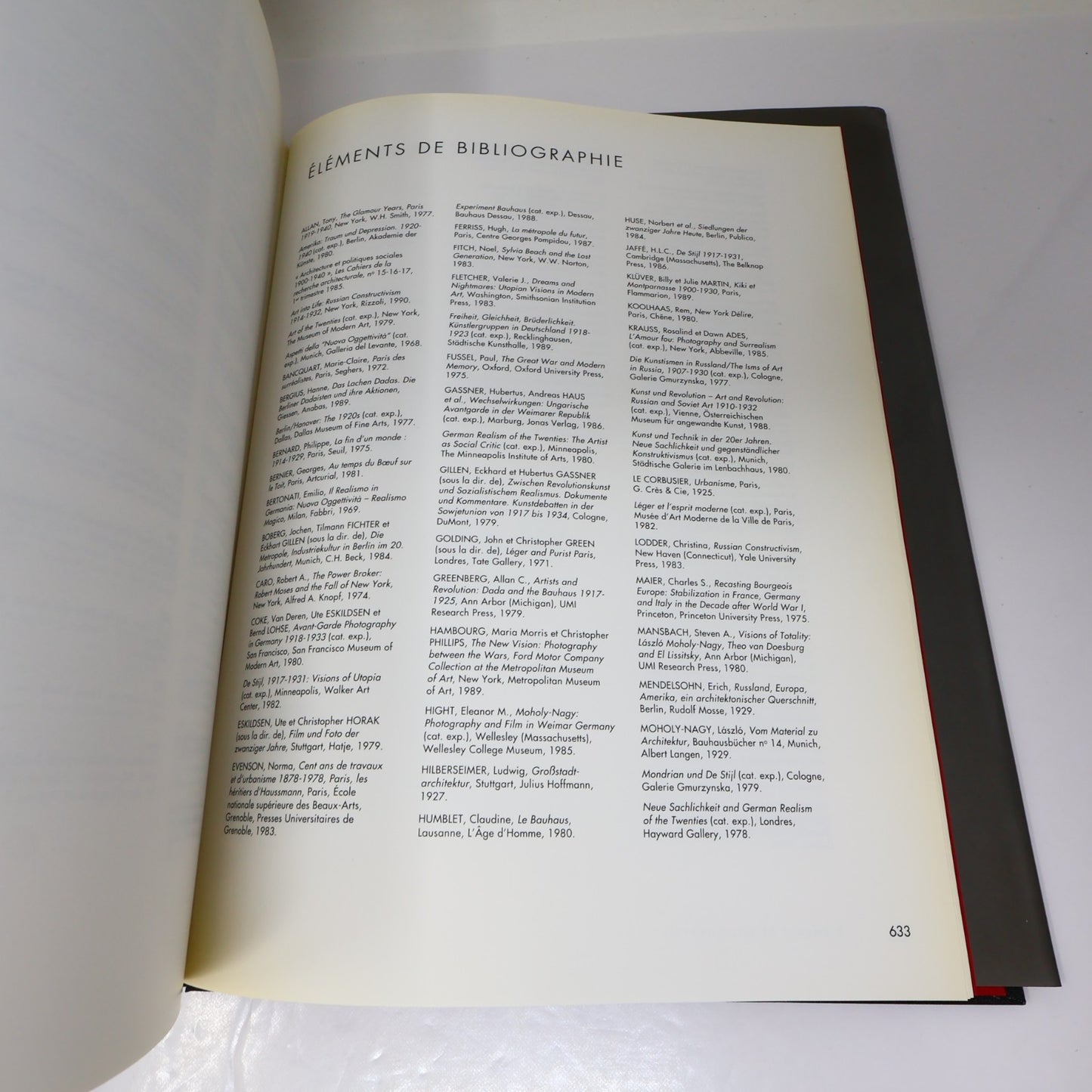 Les Années 20 L'âge des Métropoles MBAM Catalogue Exposition 1991 HC Français