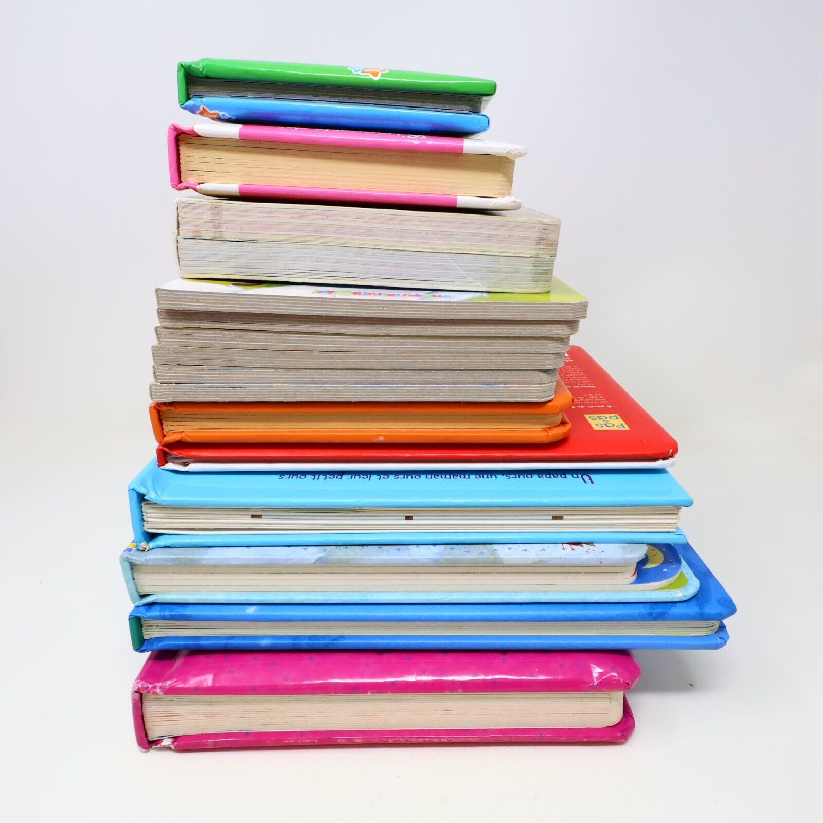 Lot 15 Livres Cartonnés Jeunes Enfants Français Young Children French Bundle Mix