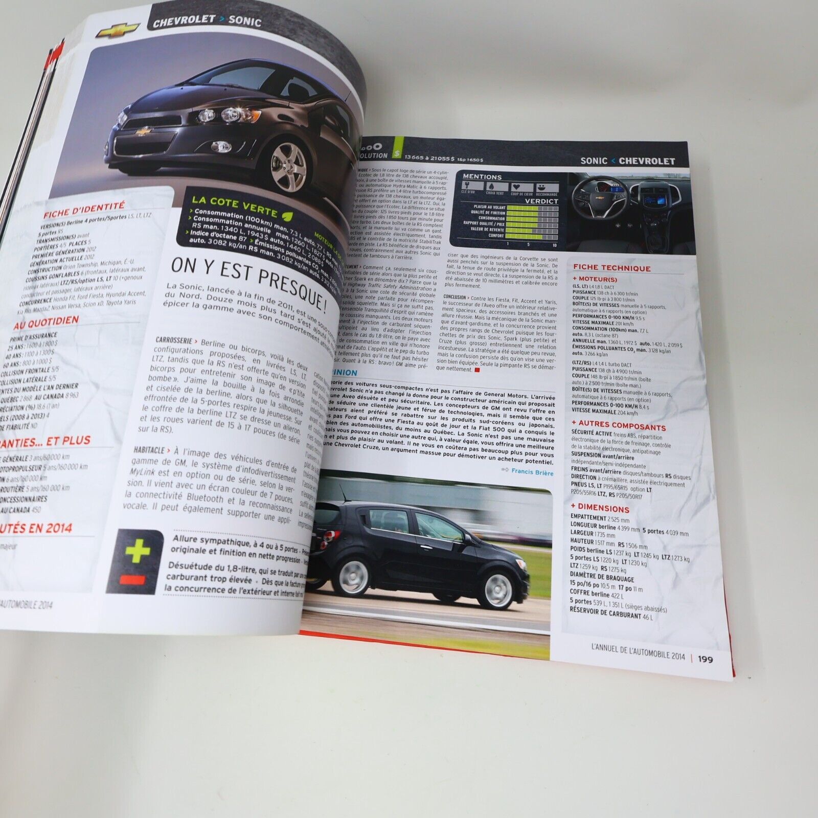 L'Annuel de l'Automobile 2014 Français Hardcover Livre 2010s Chars Autos French