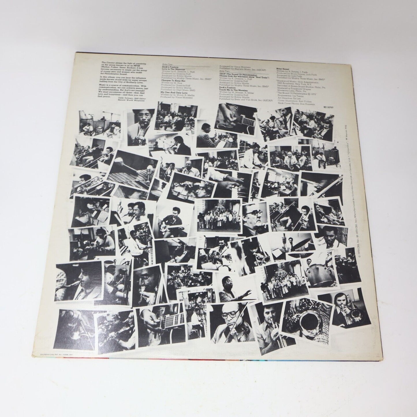 MFSB Love Is The Message LP Record Canada KZ 32707 TSOP Sound of Philadelphia