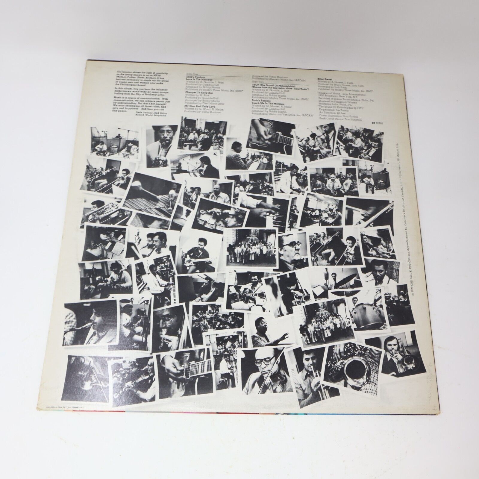 MFSB Love Is The Message LP Record Canada KZ 32707 TSOP Sound of Philadelphia