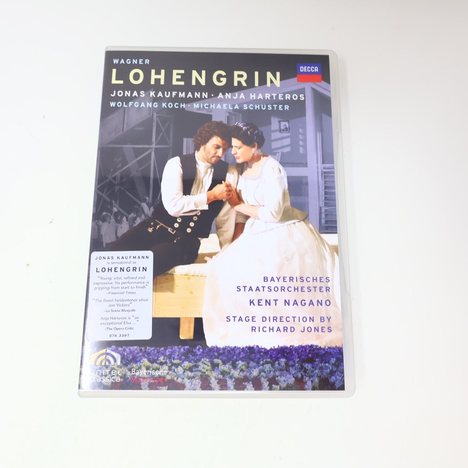 Lohengrin Richard Wagner DVD Kent Nagano Jonas Kaufmann Richard Jones NTSC 2010