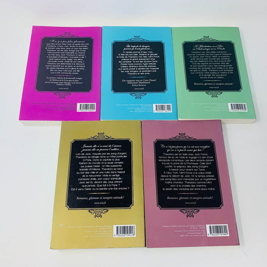 Les Vampires de Manhattan #1-5 de Melissa de la Cruz Lot Français Blue Bloods PB