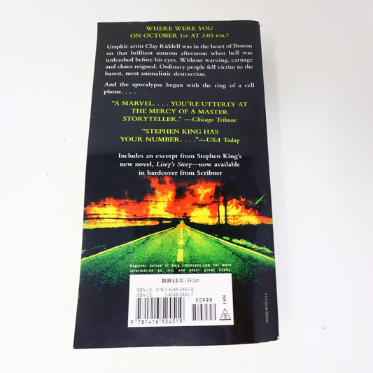 2006 Cell Stephen King Horror Thriller 1st Print Pocket Star Books Paperback PB