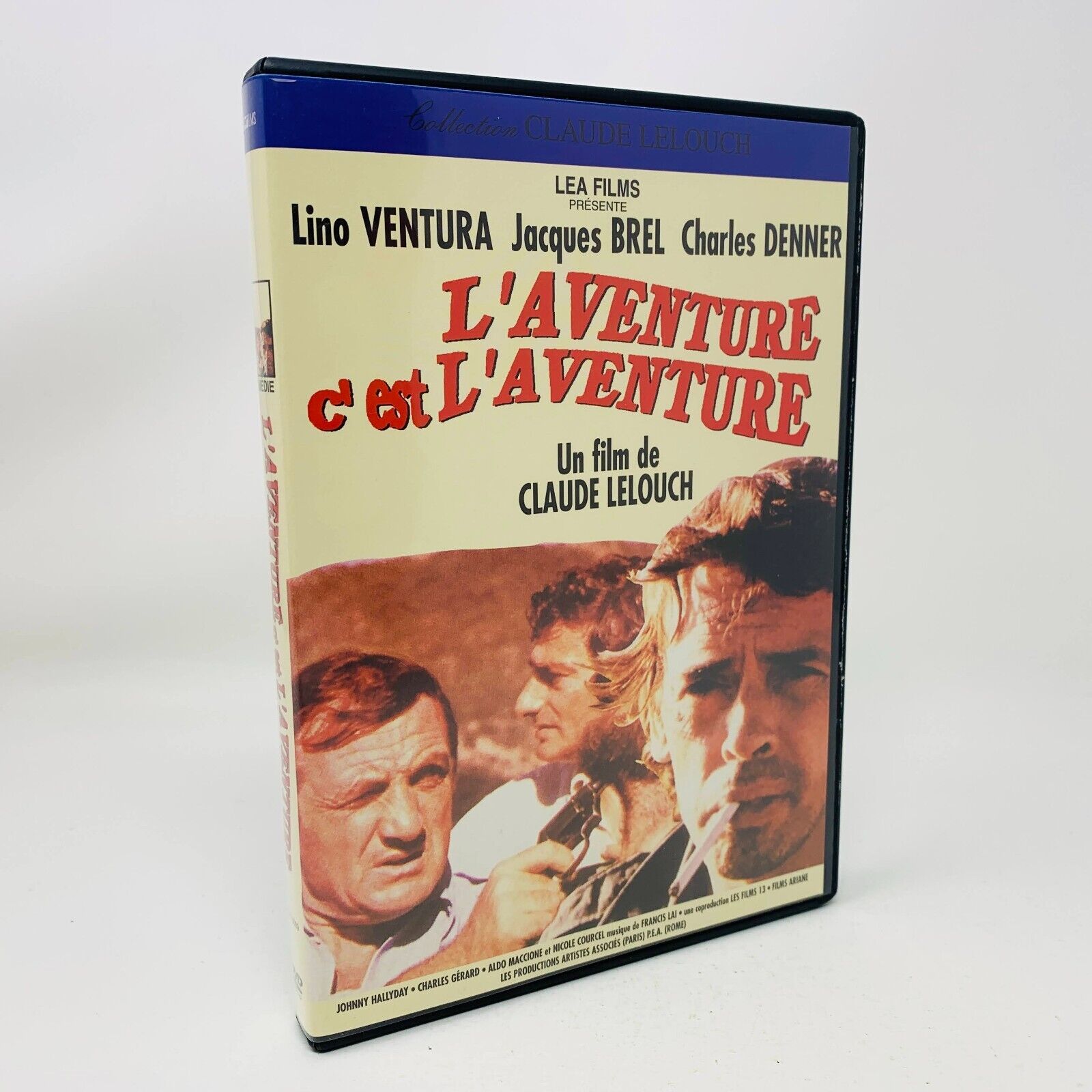 L'Aventure c'est l'Aventure Claude Lelouch Jacques Brel DVD Testé NTSC Français