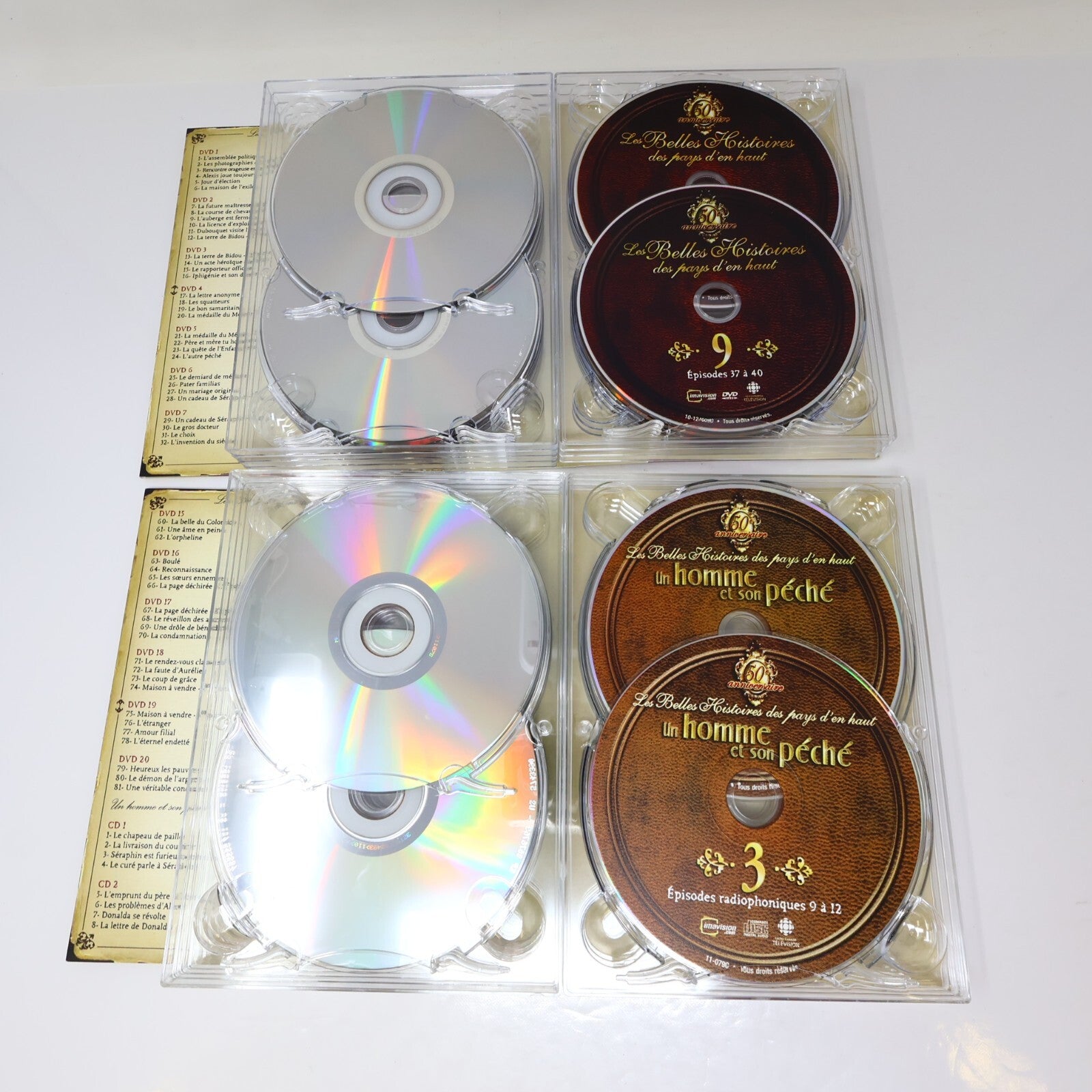 Les Belles Histoires des Pays d'en Haut Coffret 20 DVD/8 CD 4:3 Séraphin/Donalda
