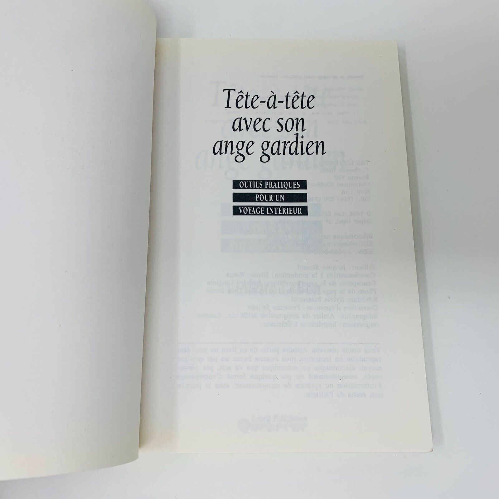 1996 Tête à Tête avec son Ange Gardien Violette LeBon Voyage Intérieur