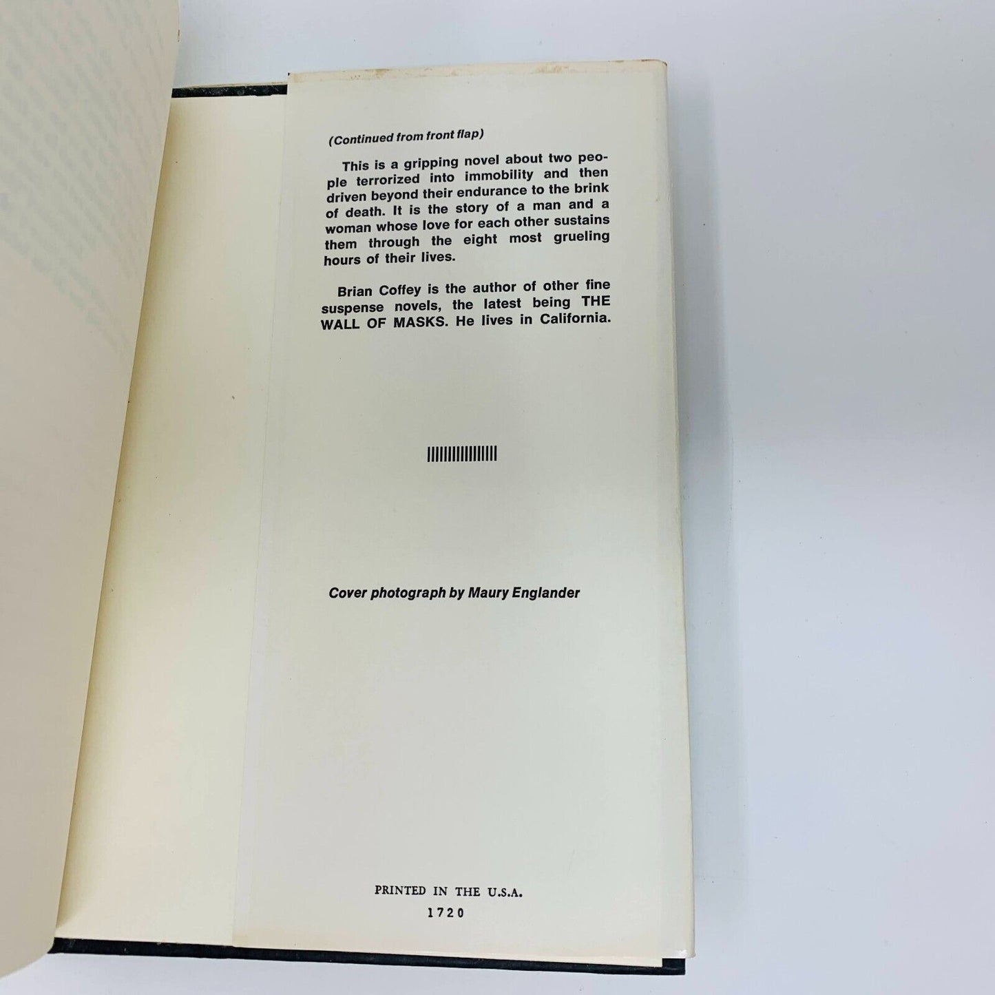 1977 The Face of Fear Hardcover DJ Book Club Edition Brian Coffey (Dean Koontz)