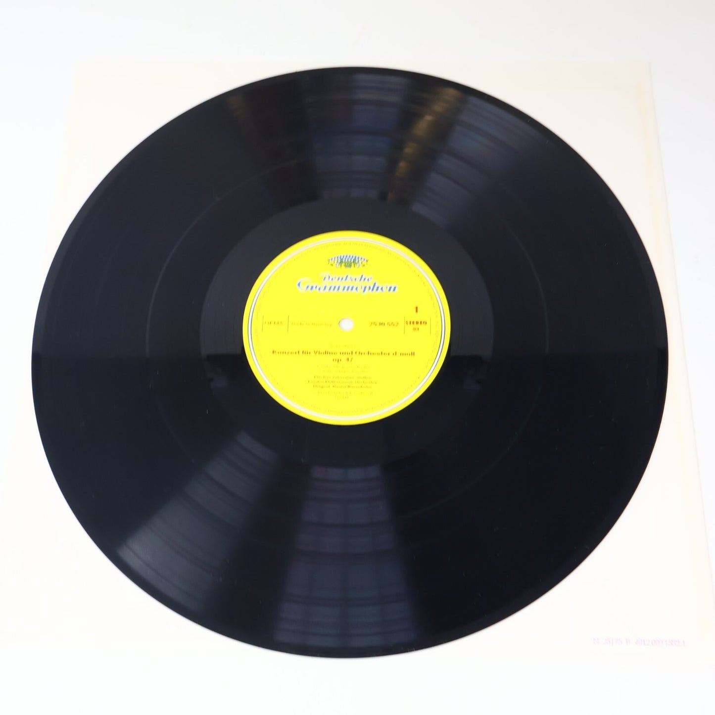 Pinchas Zukerman Daniel Barenboim Sibelius Beethoven Violin LP Record 2530 552