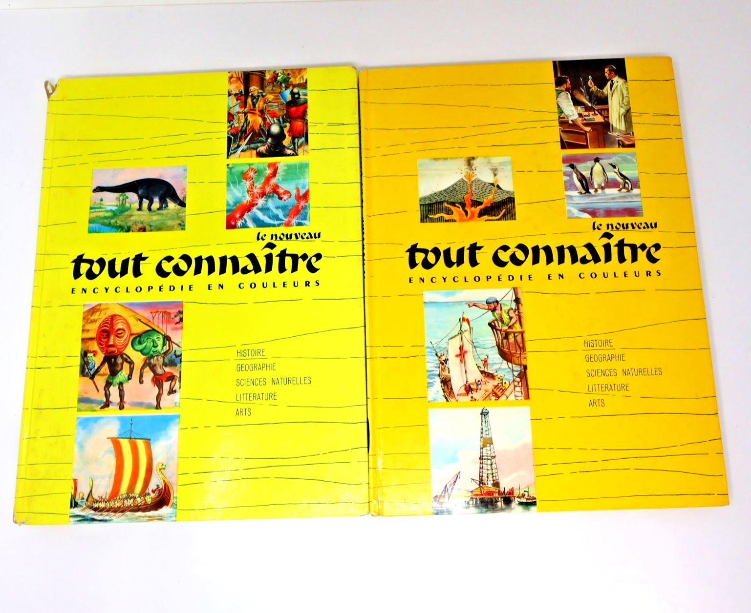Le Nouveau Tout Connaître Encyclopédie en Couleurs Lot 24 Livres Histoire HC 60s