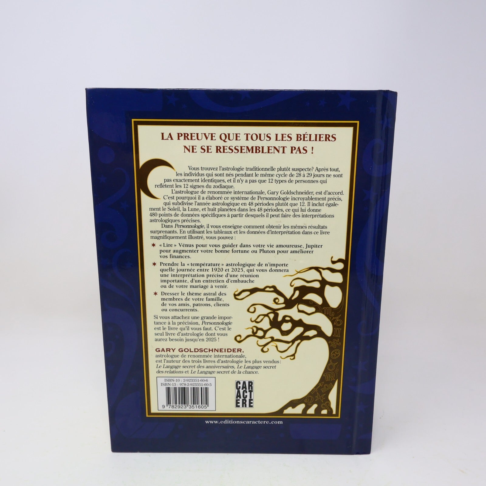 2006 Personnologie Gary Goldschneider Prédire l'Avenir Ésotérisme Divination HC