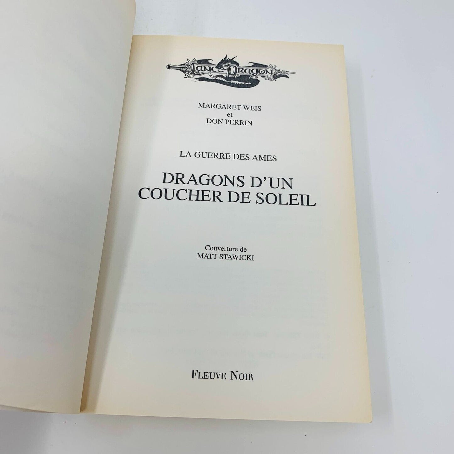 Lancedragon Trilogie La Séquence de la Guerre des Ames Grand Format Lot Livres