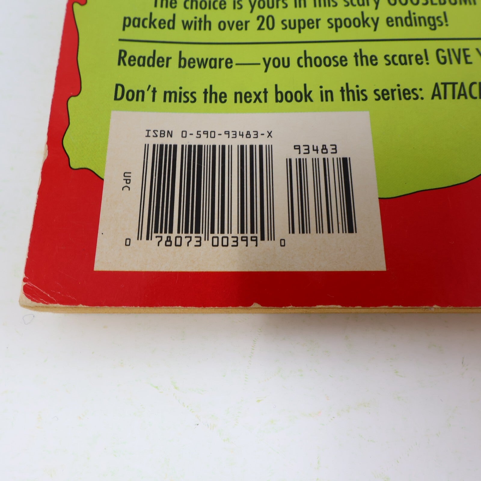 1997 Little Comic Shop of Horrors R. L. Stine Goosebumps #17 1st Print Paperback